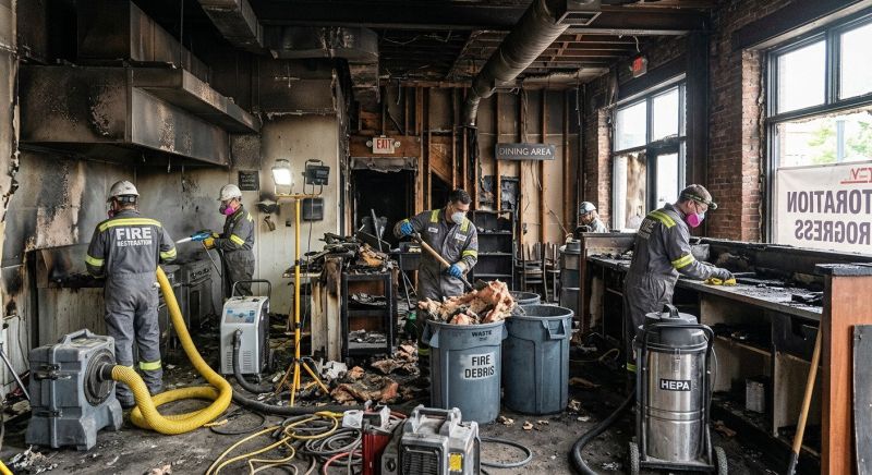 Commercial Fire Damage Repair in Scottsdale, AZ